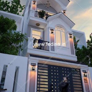 House front design  new house design duplex house design Model No - 0004
