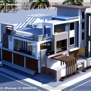 House front design  new house design duplex house design Model No - 0005