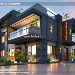 Bungalow house design most expensive house contemporary house Model No - 0004