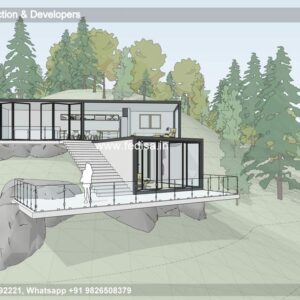 Bungalow house design most expensive house contemporary house Model No - 0006