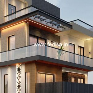 House front design  new house design duplex house design Model No - 0009