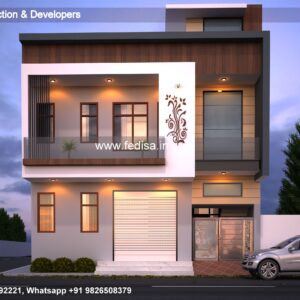 House front design  new house design duplex house design Model No - 0009