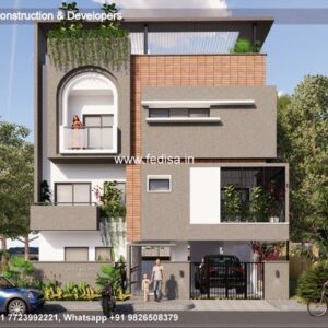 House front design  new house design duplex house design Model No - 0010