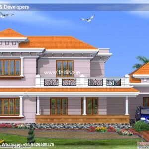 House front design  new house design duplex house design Model No - 0014