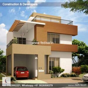 House front design new house design duplex house design Model No - 0015