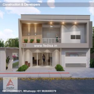 House front design new house design duplex house design Model No - 0018