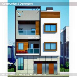 House front design  new house design duplex house design Model No - 0019