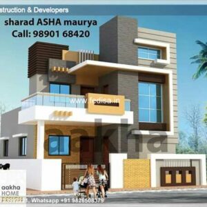 House front design  new house design duplex house design Model No - 0018