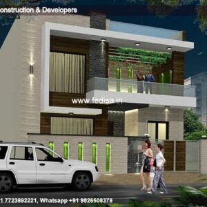 House front design  new house design duplex house design Model No - 0022