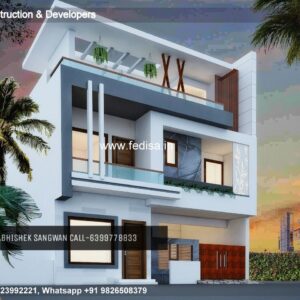 House front design  new house design duplex house design Model No - 0025