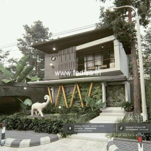 House front design  new house design duplex house design Model No - 0025