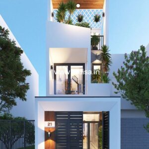 House front design  new house design duplex house design Model No - 0026