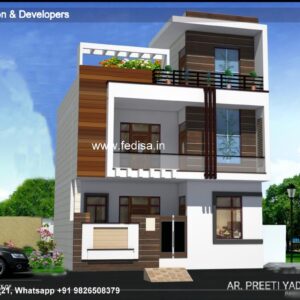 House front design new house design duplex house design Model No - 0027