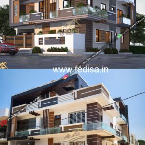 House front design  new house design duplex house design Model No - 0026