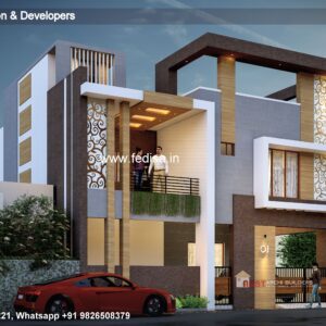 House front design  new house design duplex house design Model No - 0032