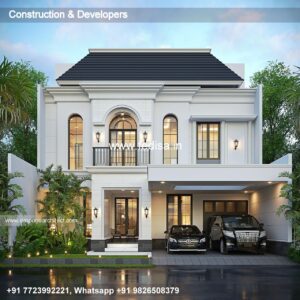 House front design  new house design duplex house design Model No - 0035