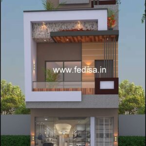 House front design  new house design duplex house design Model No - 0037