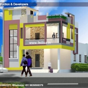 House front design  new house design duplex house design Model No - 0043
