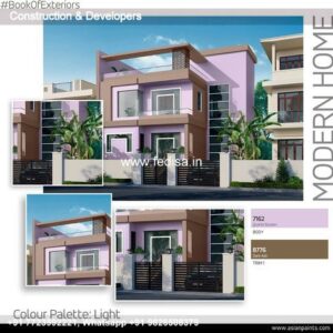 House front design  new house design duplex house design Model No - 0044