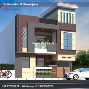 House front design  new house design duplex house design Model No - 0047