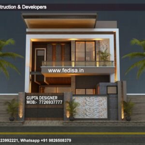 House front design  new house design duplex house design Model No - 0048