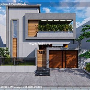 House front design new house design duplex house design Model No - 0049