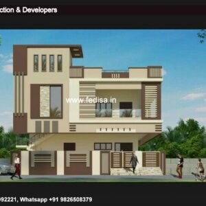 House front design  new house design duplex house design Model No - 0049