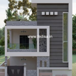 House front design  new house design duplex house design Model No - 0051