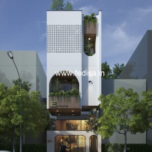 House front design  new house design duplex house design Model No - 0055