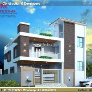 House front design  new house design duplex house design Model No - 0057