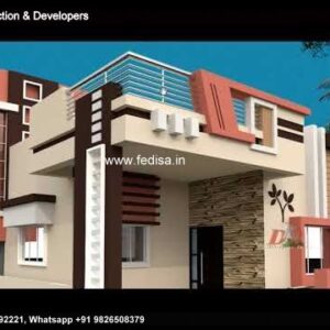 House front design  new house design duplex house design Model No - 0058