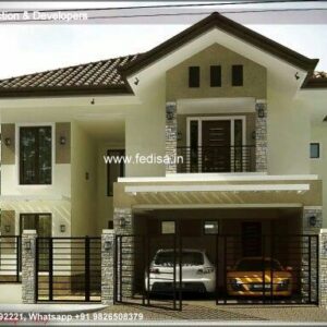 House front design new house design duplex house design Model No - 0059
