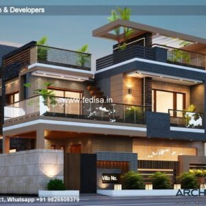 House front design  new house design duplex house design Model No - 0061