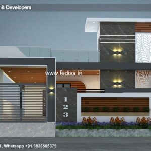House front design  new house design duplex house design Model No - 0061