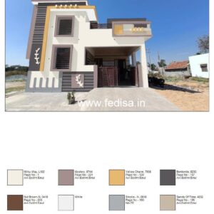 House front design  new house design duplex house design Model No - 0062