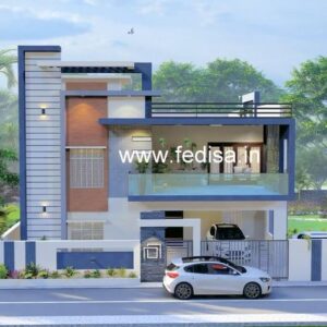 House front design new house design duplex house design Model No - 0063