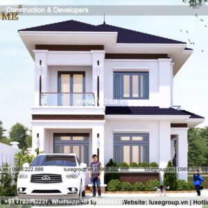 House front design new house design duplex house design Model No - 0066