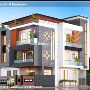House front design  new house design duplex house design Model No - 0067