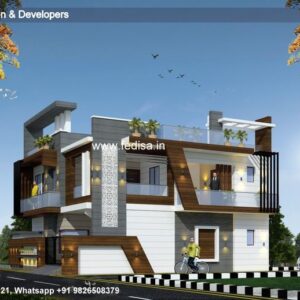 House front design  new house design duplex house design Model No - 0068