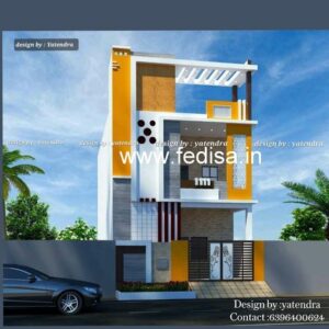 House front design  new house design duplex house design Model No - 0069