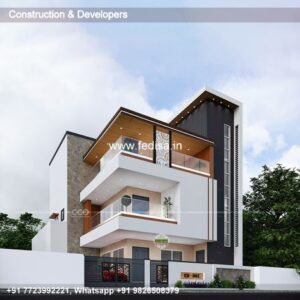 House front design  new house design duplex house design Model No - 0074