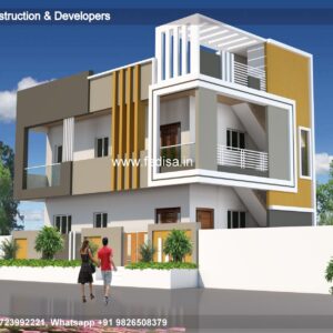 House front design new house design duplex house design Model No - 0073