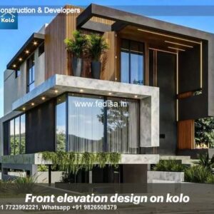 House front design  new house design duplex house design Model No - 0074