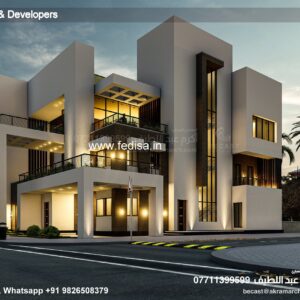 House front design  new house design duplex house design Model No - 0075