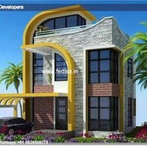 House front design  new house design duplex house design Model No - 0076