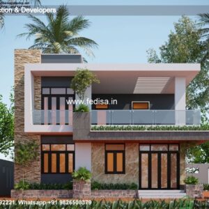 House front design  new house design duplex house design Model No - 0079