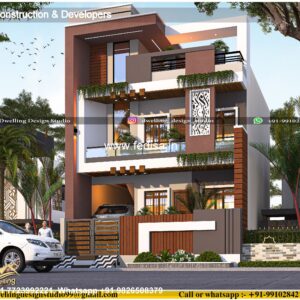 House front design  new house design duplex house design Model No - 0080