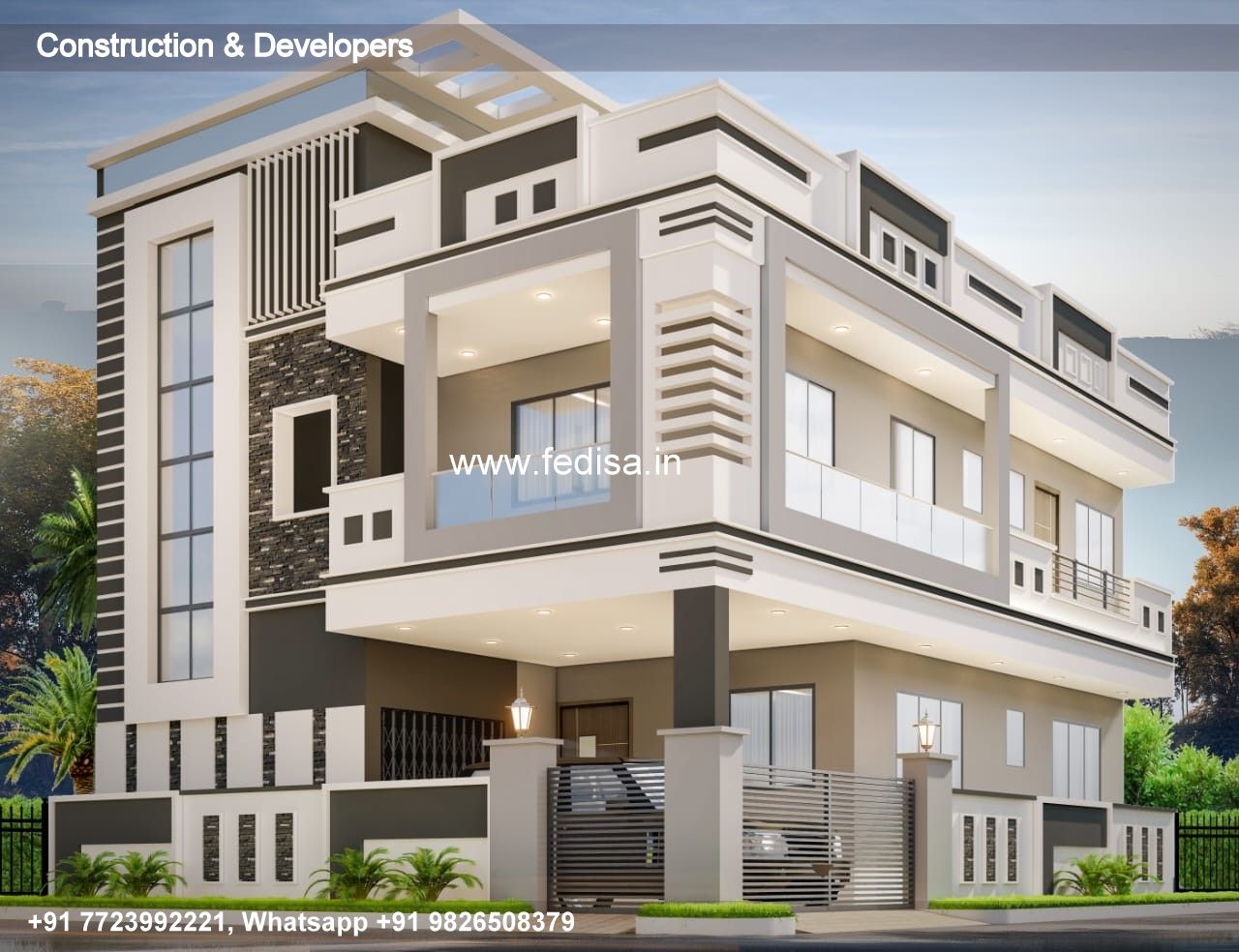 Luxury house house design modern house design -Model No - 0085
