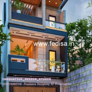 House front design  new house design duplex house design Model No - 0087