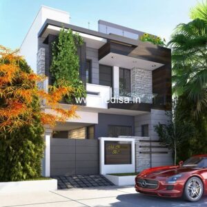 House front design  new house design duplex house design Model No - 0091